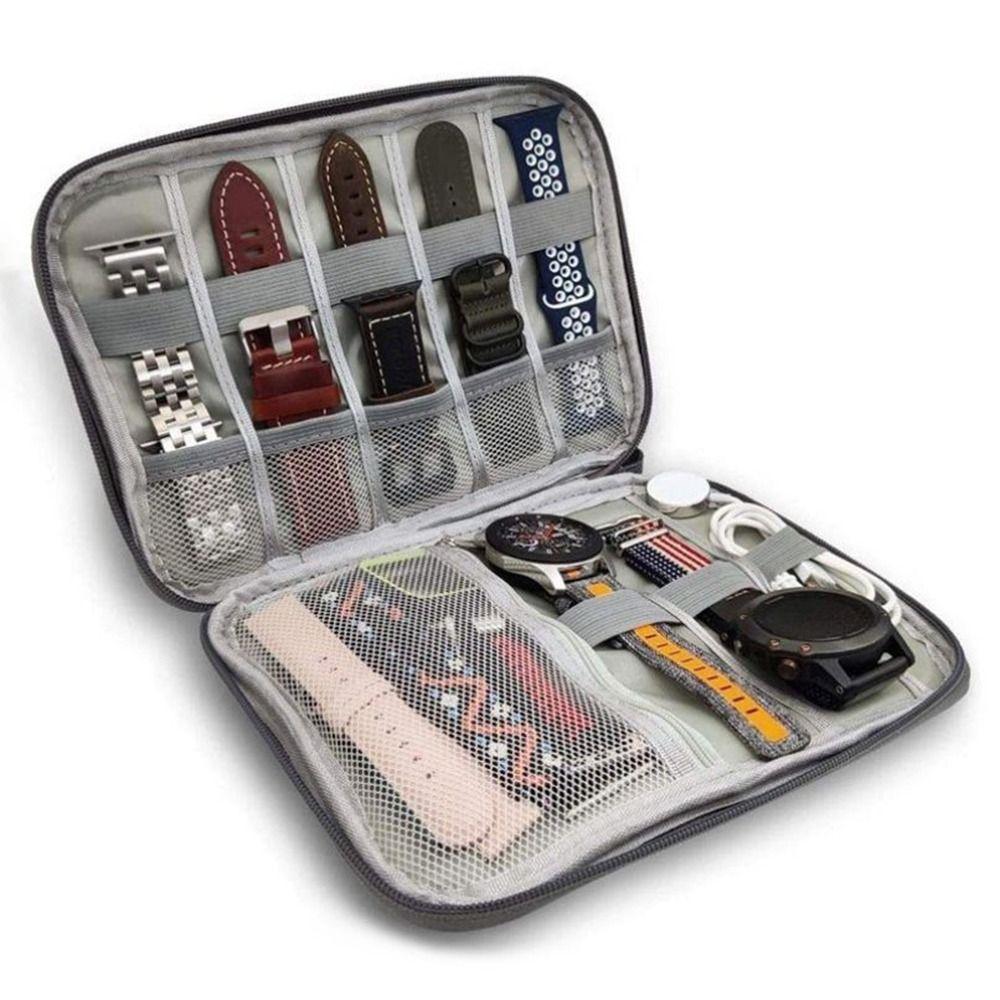 For Apple Watch Portable Case Cover Smart Watch Watchband Organizer Travel Bag Watch Band Storage