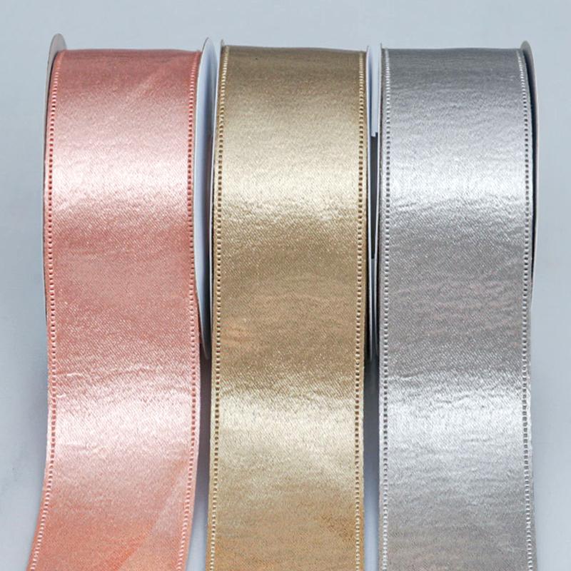 1 шт. бант материал яркий шелковый блестящий лента для вечеринок подарки свадебные цветочные гирлянды упаковка DIY атласная лента подарочная коробка руководство