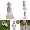 Cute Colorful Unicorn Hats For Kids Cozy Knitted Capes Handmade Scarves Winter Accessories