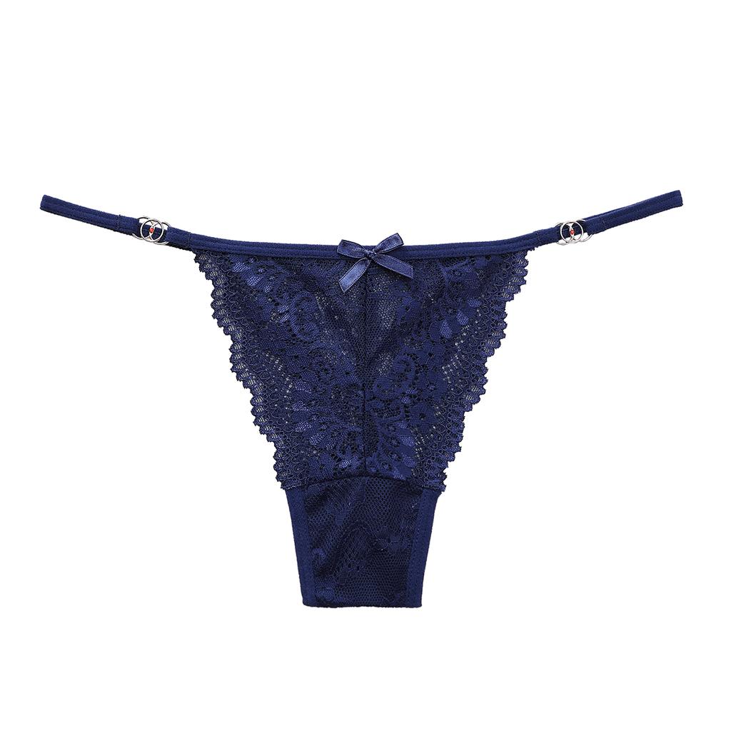 Женские трусики-стринги, сексуальные кружевные трусы с цветами и низкой талией, модные прозрачные трусы197