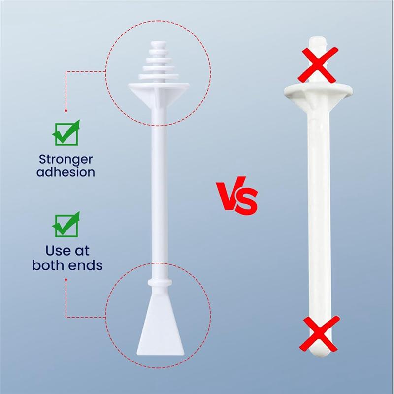 Hair Wax Applicator With Disposable Spatula, 100 Pcs Nose Wax Sticks For Nostril Cleaning, Ear Face Hair Removal