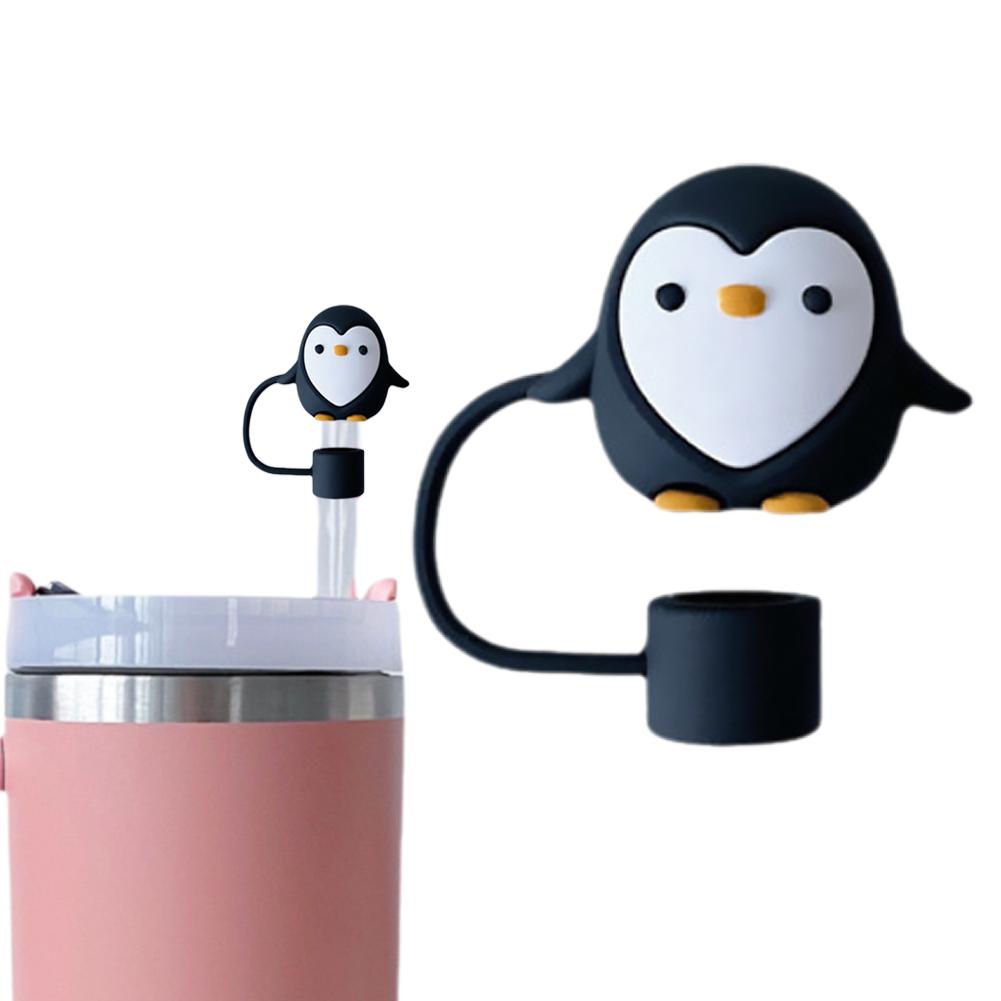 Крышка для трубочки Penguin, силиконовая крышка для трубочки, 10 мм, пылезащитная крышка для чашки Stanleys Reusab W0C0
