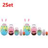 1-5X Easter Bunny Nesting Doll  Dolls Toys Wooden Russian Nesting Doll Russian Nesting Stacking Dolls Home Bedroom Craft Supplie