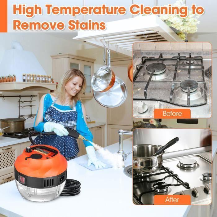 Portable steam cleaner - Keeper - Brillsten - 2500 W - 1350 ml - 3 brush heads