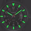 (Kung Pao Chicken)Round Dial Nylon Strap Band Men Boy Military Date Quartz Wrist Watch Gift