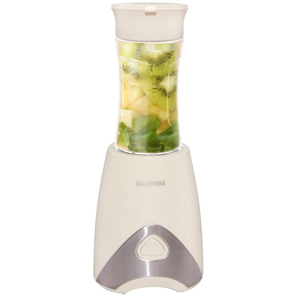 IRIS OHYAMA Mixer Blender Blender Bottle Juicer 330ml Ivory PBB-330-C