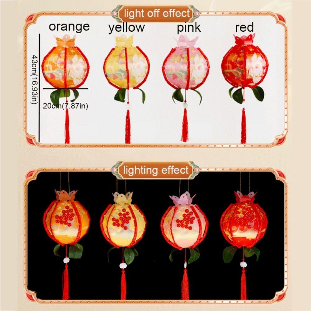 Фонарь в китайском стиле гранат кролик ручные фонарики фонари середины осени детский подарок