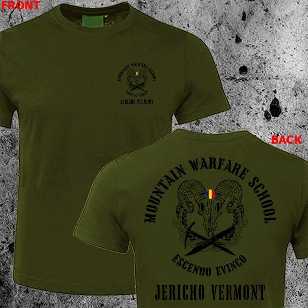 US Army Mountain Warfare School Training Center TShirt 100 Cotton ONeck Short Sleeve Summer Casual Unisexs Tshirt Size S3XL