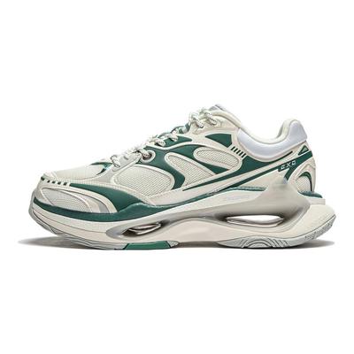 Li Ning Beyond Infinity Удобные модные универсальные нескользящие прочные повседневные туфли с низким верхом Женская повседневная обувь светло-зеленого цвета AZGT004-5