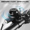 WEST BIKING Aluminum Alloy Bicycle Bell for Road Mountain Bike Horn Waterproof Safety Warning Alarm