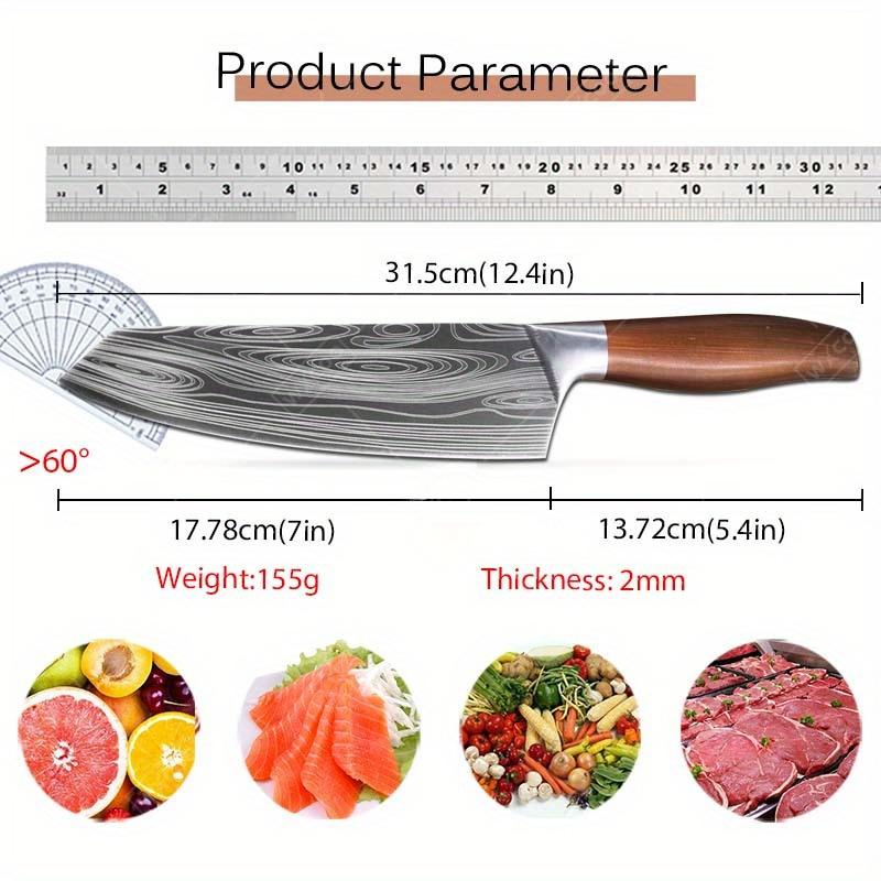 ПК Профессиональный Кухонный Многоцелевой Нож Шеф-повара Нержавеющая Сталь Обвалочный Разделочный Нож для Рыбы Топорик для Приготовления Пищи