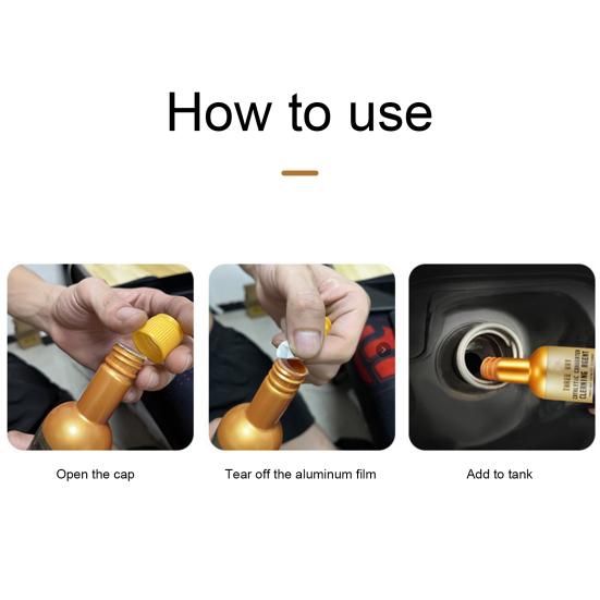 Catalytic Converter Cleaner 120ml Fuel Efficiency Enhancer Fuel And Exhaust System Cleaner Oil Additive Exhaust Pipe Carbon Removal Engine Cleaner