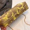 Floral Print Small Tote 2024 Designer Luxury Women Green Handbags Party Clutch Female Dinner Chain Shoulder Bags Messenger Bags
