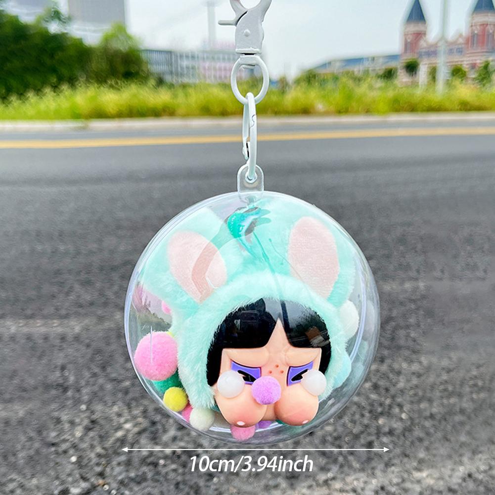 Акриловый полый рождественский шар своими руками прозрачные шарики наполняемые безделушки елочные подвесные украшения для дома подарки для вечеринки декор