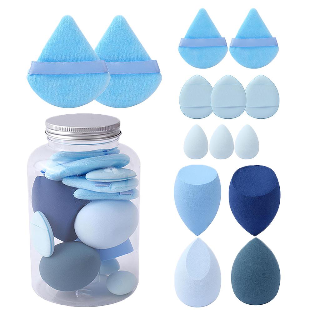 14-Piece Beauty Sponge Set: Super Soft, Dual-Use Makeup Sponges