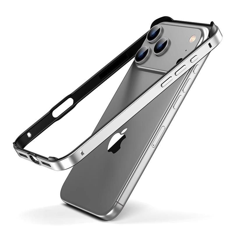 Ультратонкий металлический противоударный чехол для Apple 17 Pro Max и 15 - Алюминиевый сплав