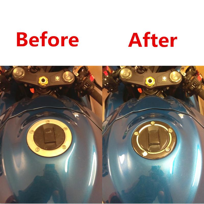 Для Honda CBR RVF VFR CB400 CB1300 CBR1000RR CBR600 F2/F3/F4/F4i Цвет углеродного волокна Защитная накладка топливного бака Наклейка Крышка крышки бензобака мотоцикла Наклейка
