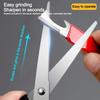 Mini Garden Tool Sharpener Multifunctional Pocket Blades  for Keeping Pruners Blades Acute