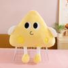 Popular Ins Wind Cheese Throw Pillow Doll Plush Toy Cheese Doll Girl Children's Doll Gift