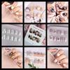 Ручная работа Высококачественные Короткие Накладные Ногти - Простая и Съемная Коллекция Артов