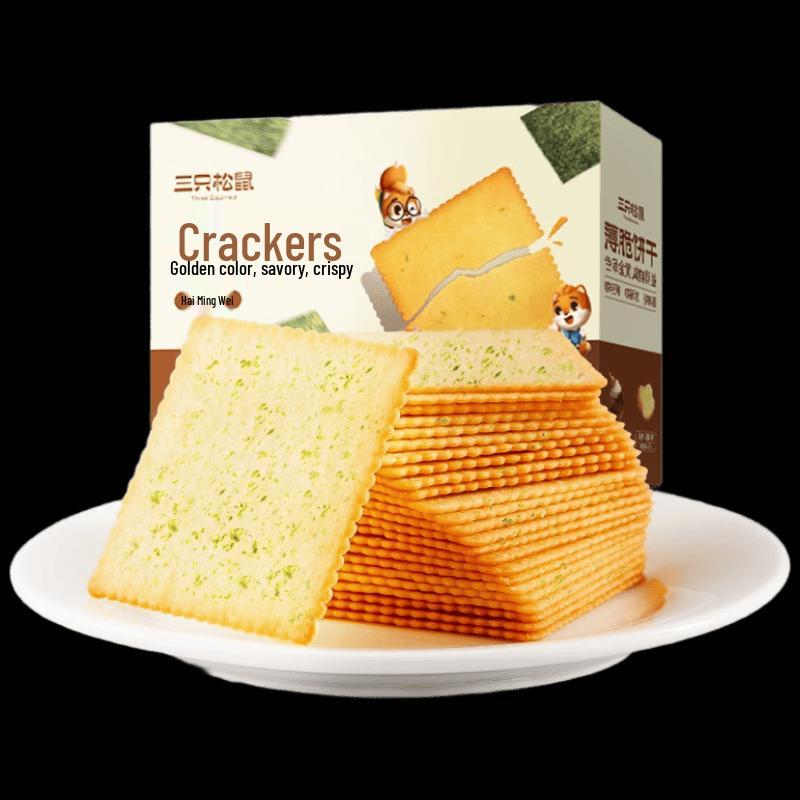 Three Squirrels Crispy Seaweed Biscuits