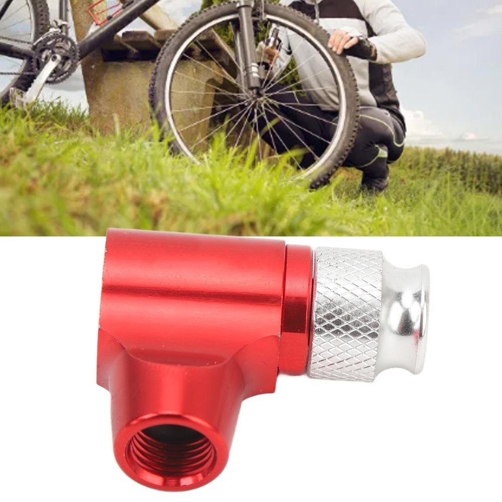 Aluminium Alloy CO2 Bicycle Tire Inflator CO2 Tire Inflator Nozzle Road Bikes, Mountain Bikes