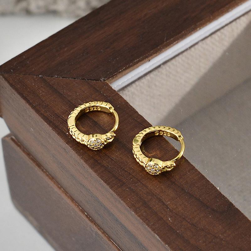 Круглые серьги-цепочки с пряжкой из бриллиантов, легкие, роскошные, нишевые, серьги в микростиле, нежные