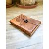 Peacock Embossed Handmade Leather Diary With Lock, Locked Journal, Writing Fancy Notebook, Medium Size Leather Notepad, Writers Paradise
