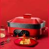 5.5л Многофункциональный Вок Звезда Тот же Стиль Горячий Горшок Redmond BBQ Горшок Мультиварка Большая Вместимость Бытовой Рисоварка Кухонный Помощник