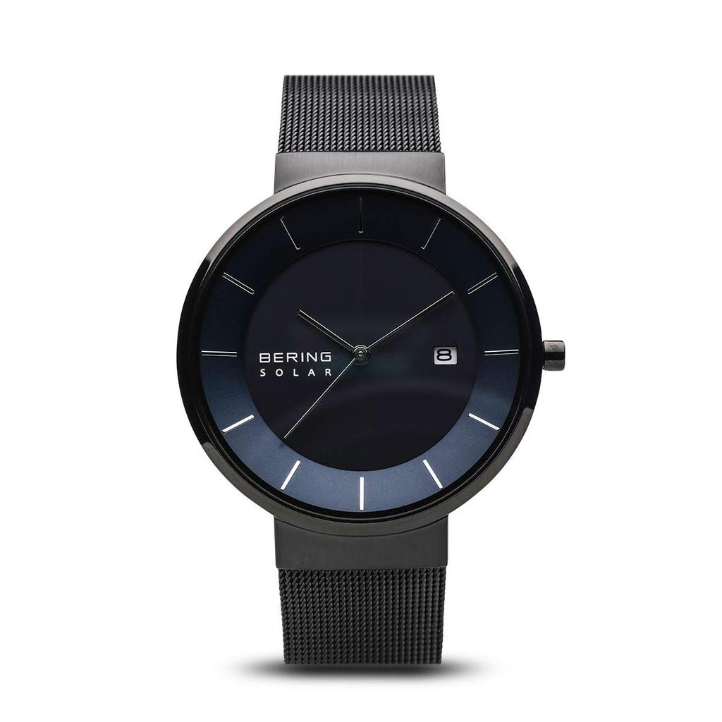 BERING Аналоговые часы коллекции Solar Ремешок из нержавеющей стали Сапфировое стекло Обычный импортный продукт 3 года внутренней гарантии Сапфировое стекло Царапины