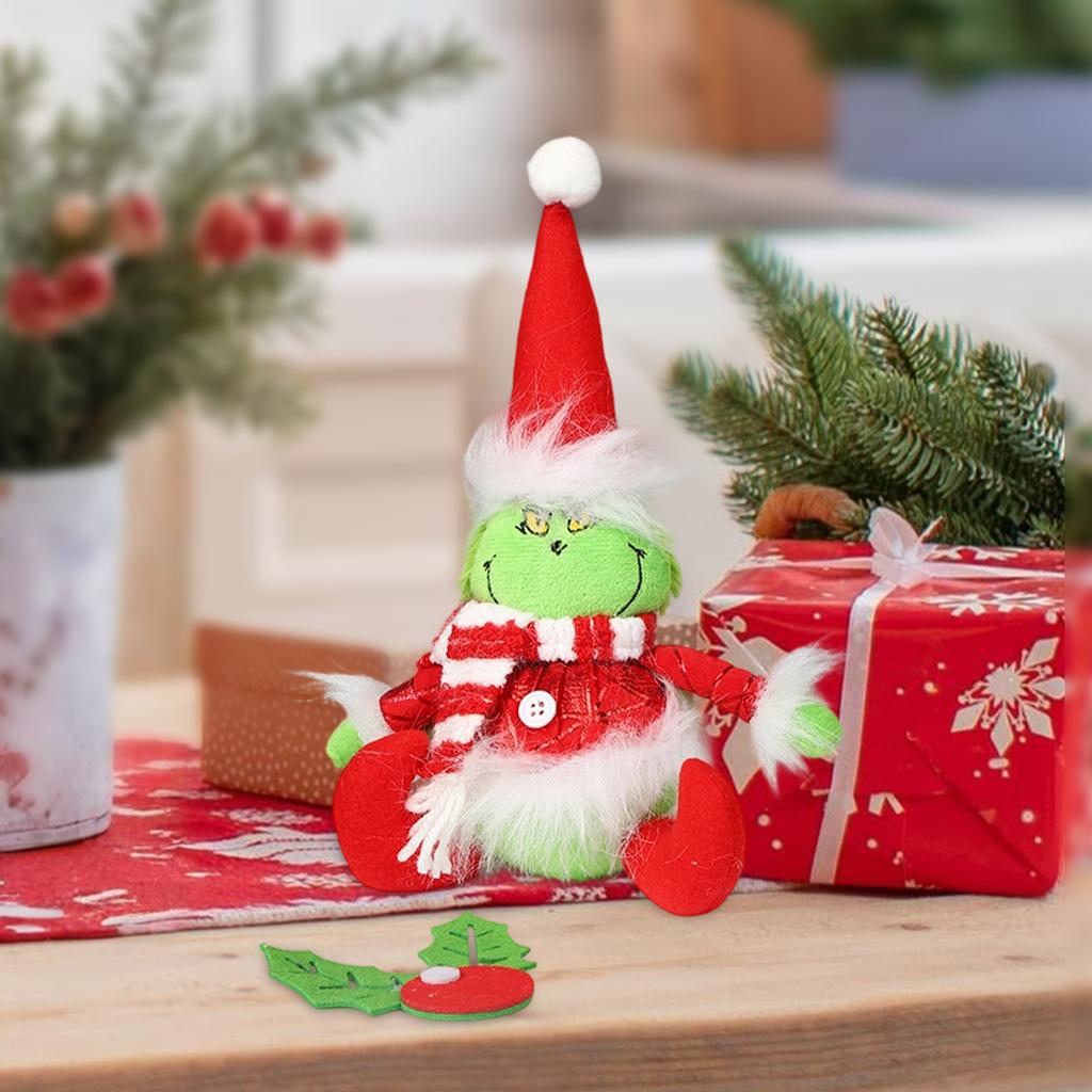 Plush Toy Green Foam Doll Children's Cartoon Doll Christmas Cute Dolls