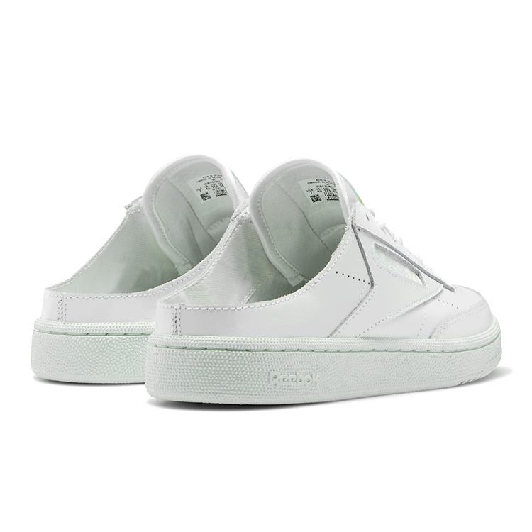 Reebok Club C 85 Mule White Aqua Dust Женские кроссовки Footwear-White Energy-Glow GX2500