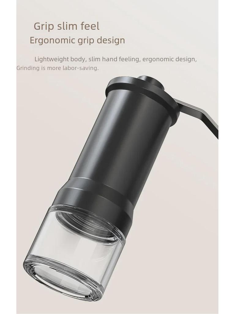 Hand-Cranked Portable Coffee Bean Grinder - Manual Household Brewing Equipment