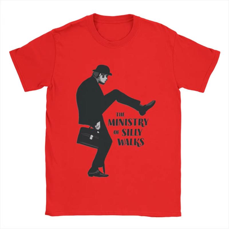 Fashion Monty Python The Ministry Of Silly Walks TShirt for Unisex Cotton T Shirts Short Sleeve Tee Shirt New Arrival Clothes