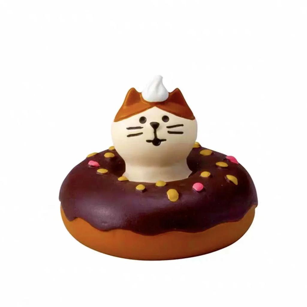 Bread Baking Cake Series Japanses Creative Toys ZAKKA Cat Figurine Decoration Photo Props Miniature Resin Gift Small Ornaments