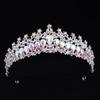Элегантные барочные тиары королевы, сверкающая стразовая диадема, цинковый сплав, корона принцессы, тематические вечеринки