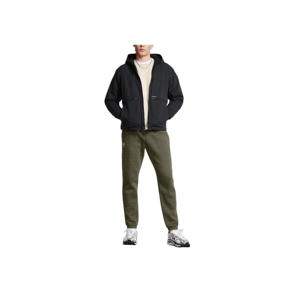 Under Armour Expanse UA однотонная повседневная мужская куртка с длинным рукавом, черная 1387568-001