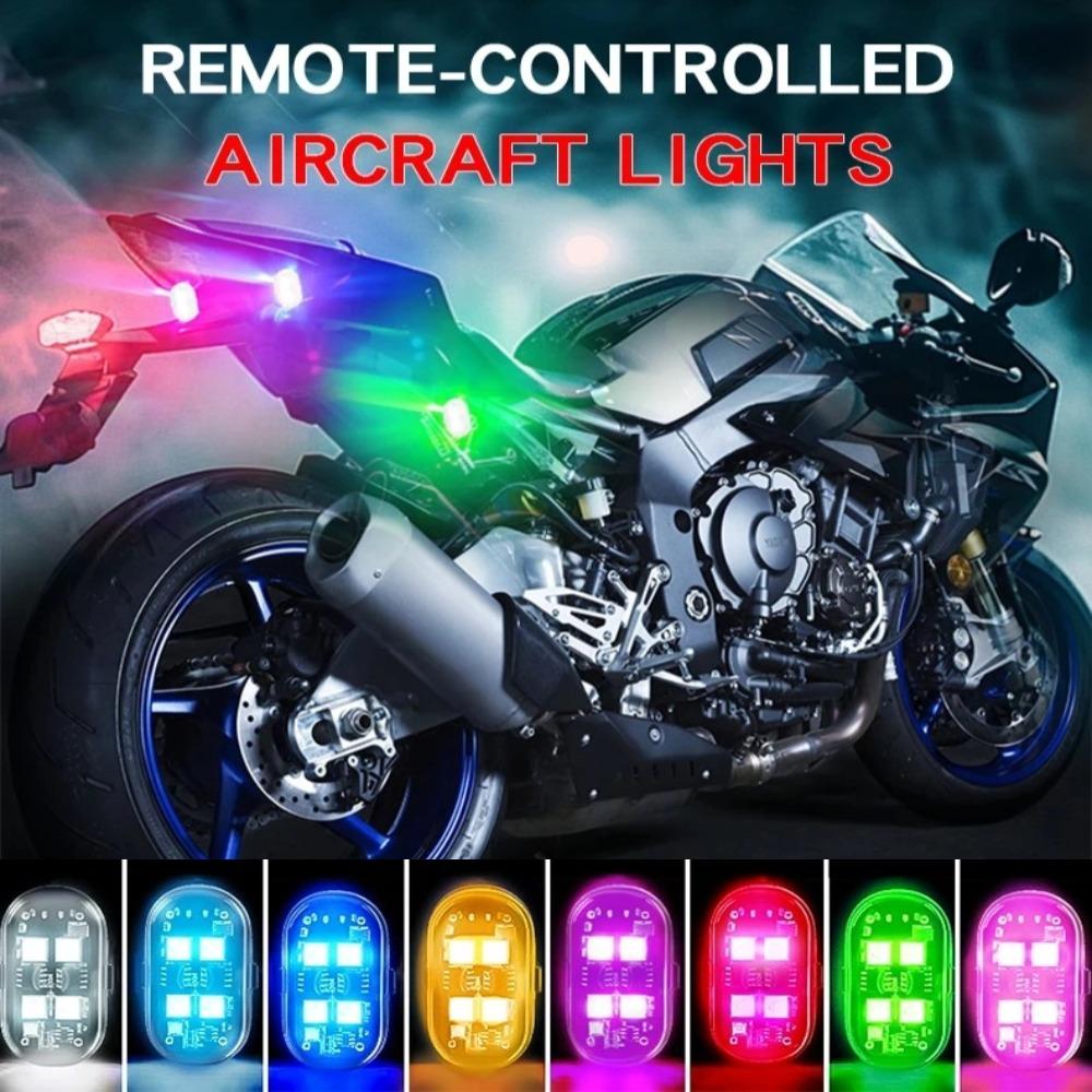 Беспроводные светодиодные стробоскопы с дистанционным управлением RGB мигающая лампа предупреждающие огни для предотвращения столкновений задний фонарь для вертолета велосипеда автомобиля мотоцикла