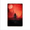 Металлическая табличка Жестяные знаки Bloodborne Настенное украшение Винтажные художественные постеры Жестяная картина для мужской пещеры Дома Кафе Игровой комнаты Клуба Бара