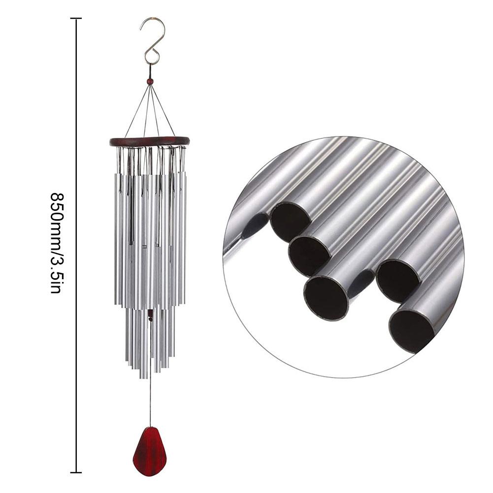 Vintage Metal Heroic Windbell Wind Chimes Deep Resonance Serenity Bell for Outdoor Home Garden Courtyard Decoration Home Decor