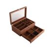 Watch Storage Box Double Layer Retro Glasses Display Case Packing Jewelry Organizer
