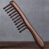 Anti-static Wooden Massage Comb No-snags Sandalwood Scalp Massager  Straight Hair