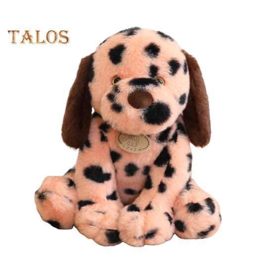 Пятнистый далматинец плюшевая игрушка 25 см супер мягкая плюшевая собака обнимающаяся сидячая поза плюшевая собака подарок для девочек мальчиков