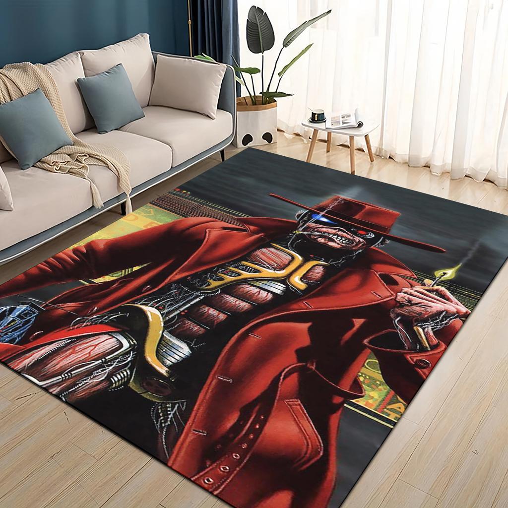 3D I-RON M-Maidens Meital Band Ковер Коврик для Гостиной Спальни Дома Украшение Дивана, Детский Игровой Нескользящий Напольный Коврик
