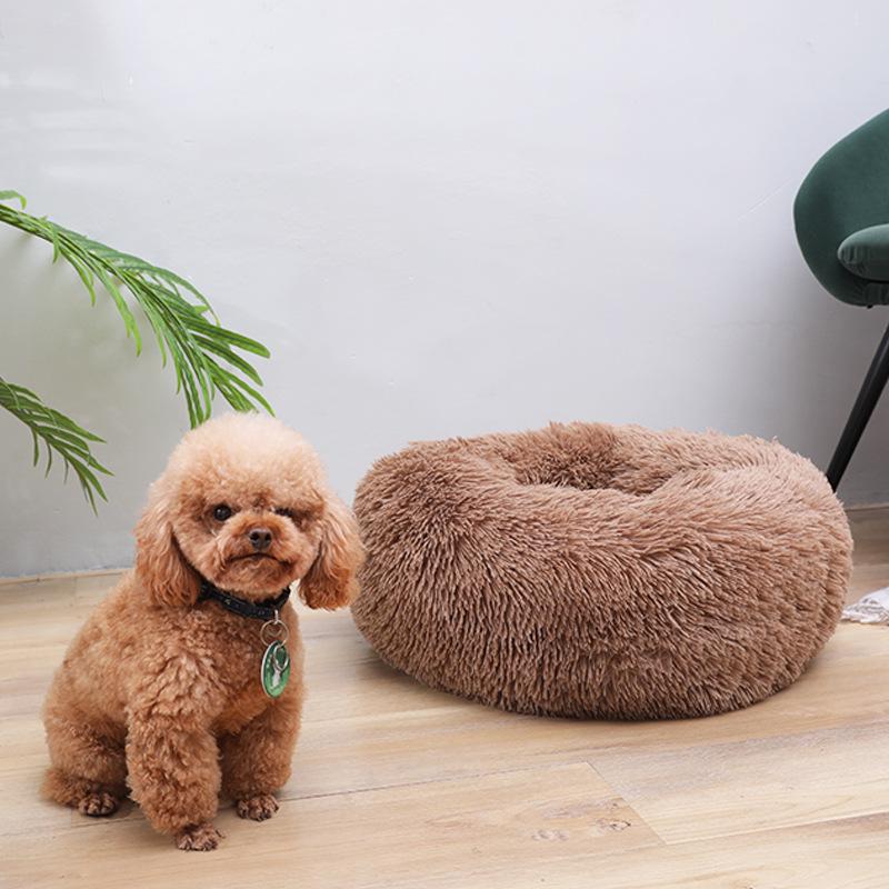 Creative Soft and Comfortable Cat and Dog Nests Long Plush for Winter Warmth Dog Beds Pet Pads Cat Mattresses Pet Supplies