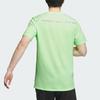 Adidas Футболка Own The Run Cooler, мужские топы, светло-зеленая, JF1474