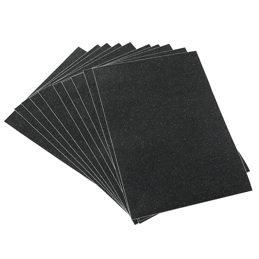 Аудиофил Глиттерная наклейка 10 листов А4 Флуоресцентные для Джамбо А4 Вырезать по своему Глиттерный болельщик Красочный Ручная работа Концерт Сделай сам Блестящий подарок Черный