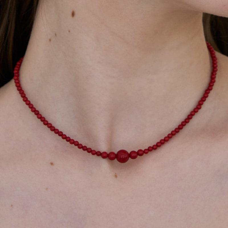 STILL INSTANT Rose with Dew - Necklace 12 (2colors)