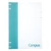 Kokuyo Loose Leaf Binder A4, Campus Style, 30-Hole, Light Blue, Notebook Binder