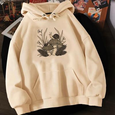 Толстовки с капюшоном в виде улитки, женские толстовки с длинными рукавами 90-х годов, винтажный забавный пуловер, женские толстовки 90-х годов унисекс